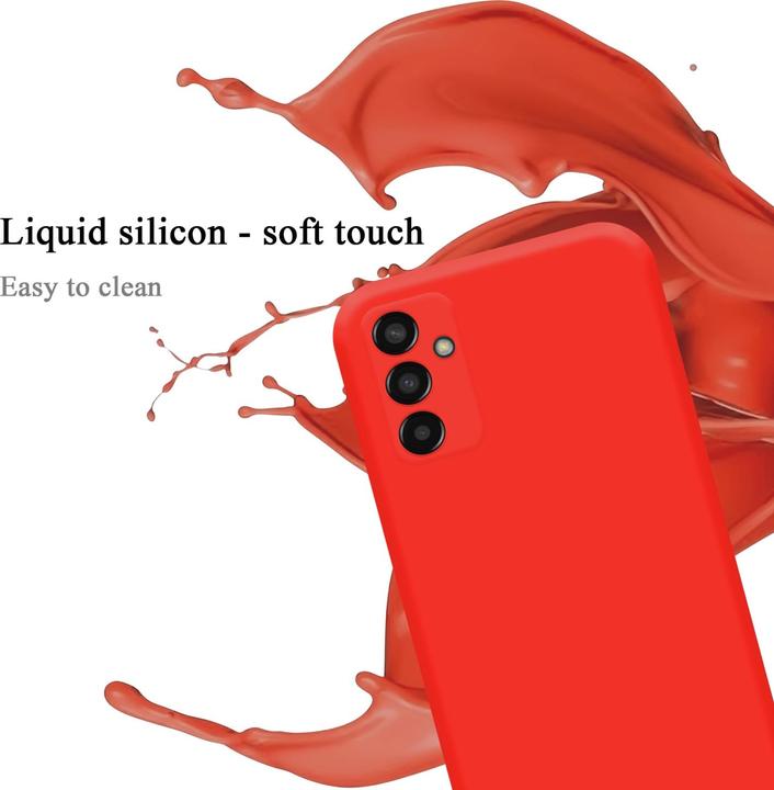 Actual product image Cadorabo TPU Liquid Silicone Case Cover for Samsung Galaxy M13 4G (Samsung Galaxy M13)
