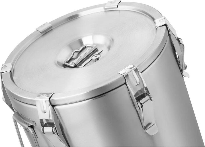 Produktbild Royal Catering Thermobehälter Thermobox Warmhaltebehälter Speisen Edelstahl 15 L Stapelbar (15 l)