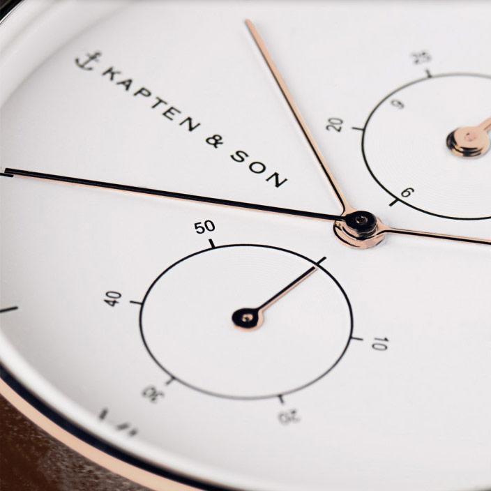 Produktbild Kapten & Son Chrono Mesh (37 mm) (Analoguhr, 37 mm)