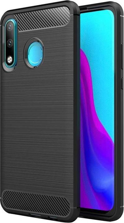 Immagine prodotto Screenguard Huawei P30 Lite Cover Carbon Brushed Soft TPU (Huawei P30 Lite)