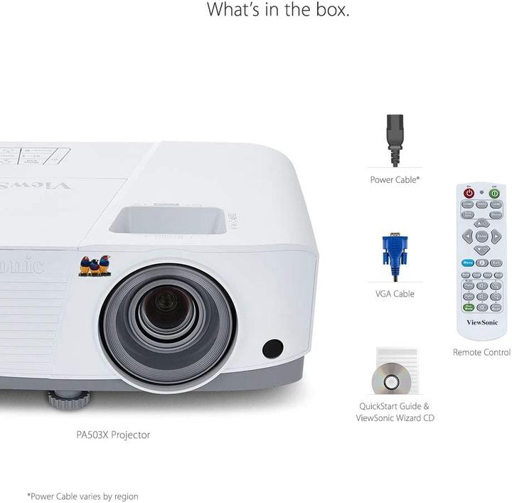 Produktbild Viewsonic PA503W (Full HD, 3600 lm, 1.55 - 1.7:1)