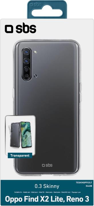 Immagine prodotto SBS Skinny Cover Oppo Find X2 Lite, trasparente (Oppo Find X2 Lite)