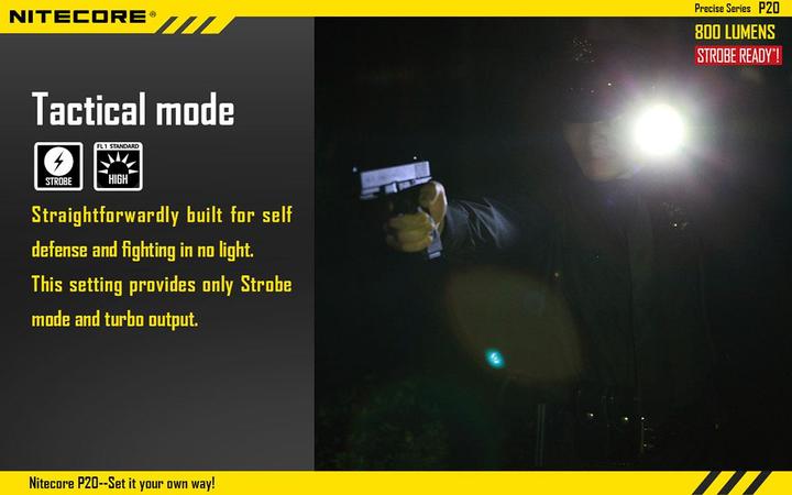 Produktbild Nitecore P20 (13.40 cm, 800 lm)