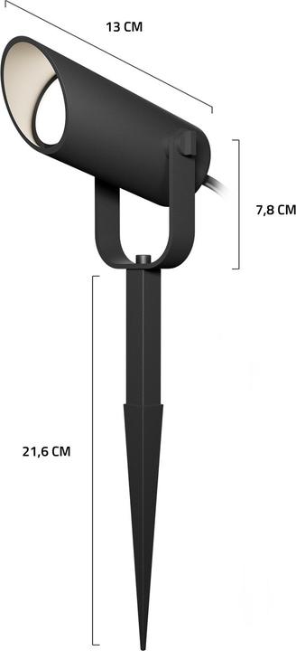 Produktbild Hombli Outdoor Smart Spot Light - Single (300 lm, IP65)