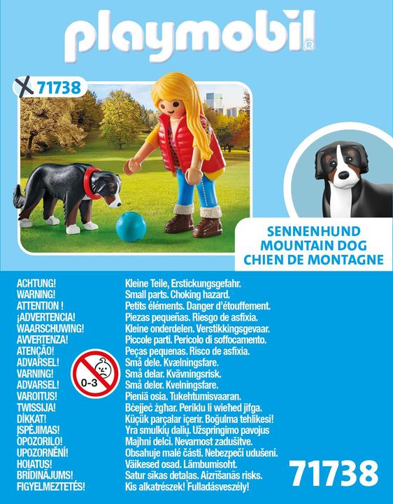 Actual product image Playmobil 71738 Woman with mountain dog (71738, Playmobil My Life)