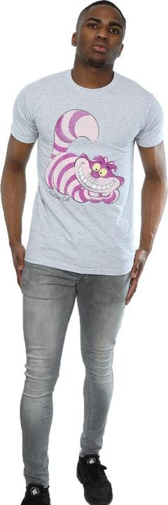 Actual product image Alice In Wonderland Mens Cheshire Cat Cotton T-Shirt (M)