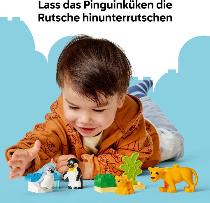Actual product image LEGO Wildtier-Familien: Pinguine und Löwen (10442)