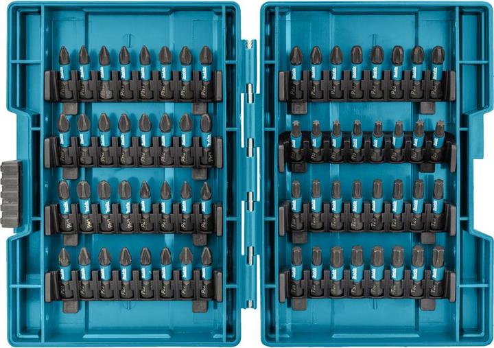 Actual product image Makita Impact Black Bit Set (Cross Phillips PH M2, Cross Phillips PH M3, Cross Pozidriv PZ M2, Cross Pozidriv PZ M3, Hexagon socket TX M20, Hexagon socket TX M30)