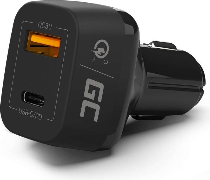 Image du produit GreenCell CAD33 - Intérieur - allume-cigare - 12 V - noir