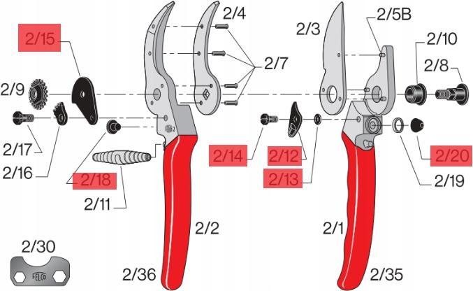 Image du produit Felco Reparatursatz