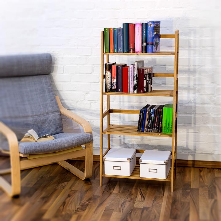Actual product image Relaxdays Bookshelf (50 x 30 x 120 cm)