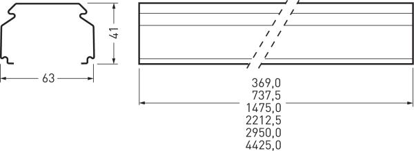 Produktbild Trilux Tragprofil (147.50 cm)