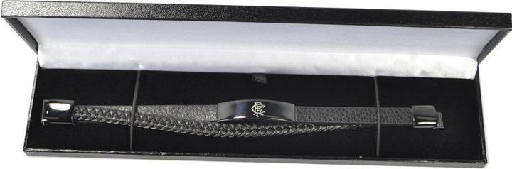 Produktbild Rangers FC Wappen Armband Leder (100% synthetisches Material)