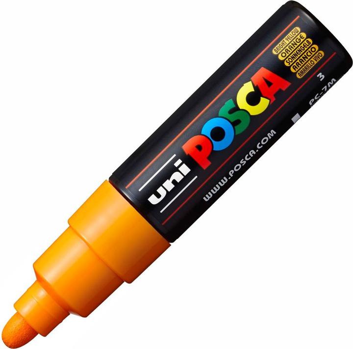 Immagine prodotto Posca Marchio PC-7M a punta tonda (Giallo, 5.50 mm, 1 x)