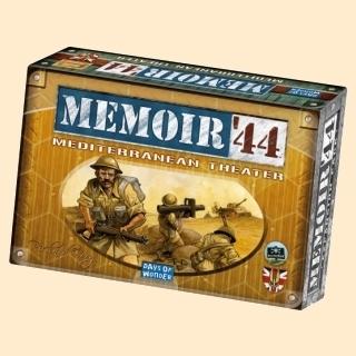 Actual product image Asmodée Memoire 44 Mediterranean Theater (English, French)