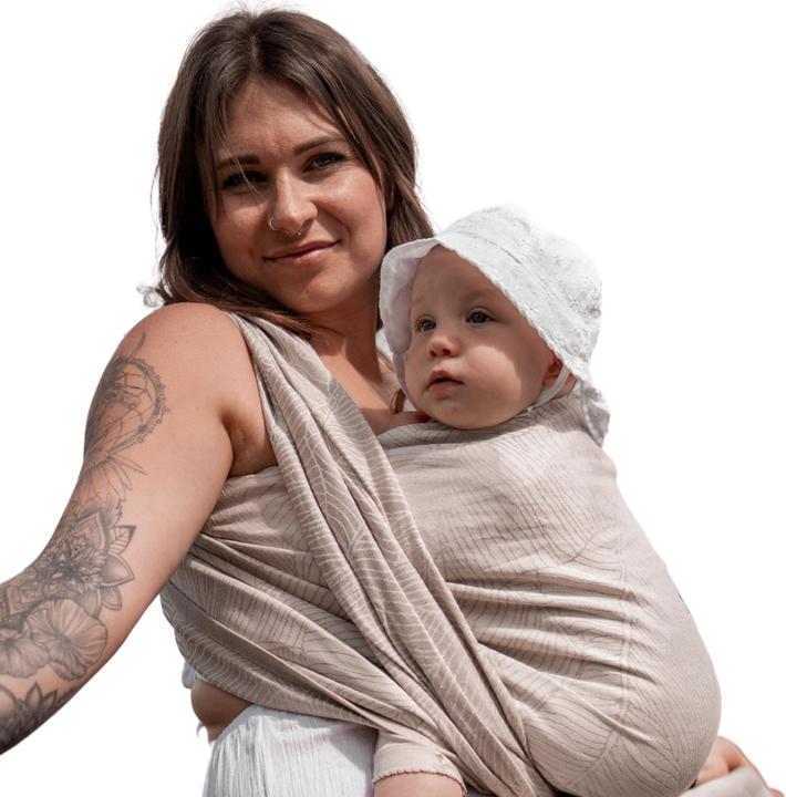 Actual product image Hoppediz Baby sling Woven baby sling organic (5.40 m)