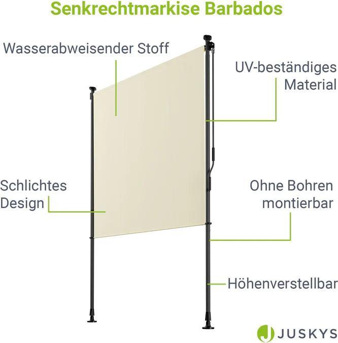 Image du produit Juskys Senkrechtmarkise Barbados (1.20 m)