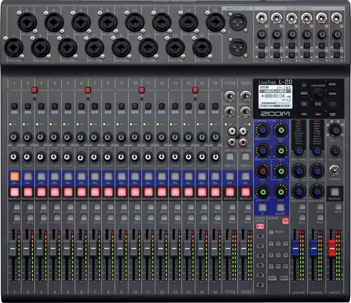 Zoom L-20 LiveTrak (Studio- und Livemixer)