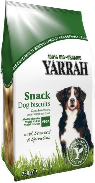 Actual product image Yarrah Snack Multi Dog Biscuits Vega Organic (Junior, Senior, Adult, 1 pcs., 250 g)