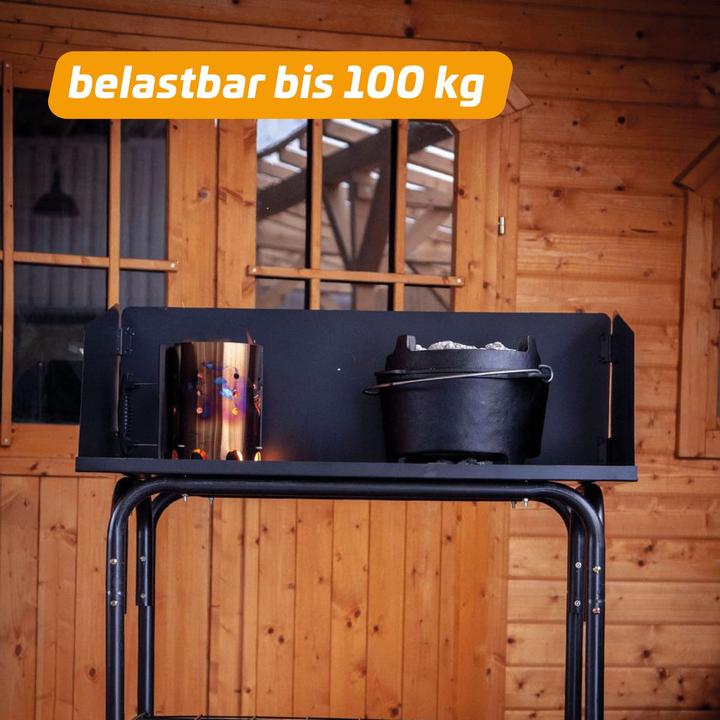 Image du produit Grillfürst Station Dutch Oven / Table Dutch Oven avec pare-vent