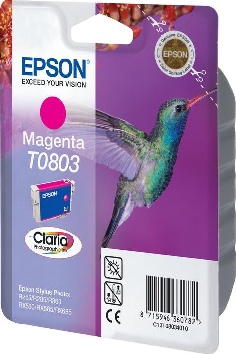 Image du produit Epson T0803 Claria Photographic (M)