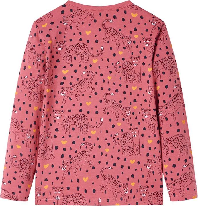 Produktbild VidaXL Kinderpyjama mit Langen Ärmeln Altrosa 116,Material: 95 (116)