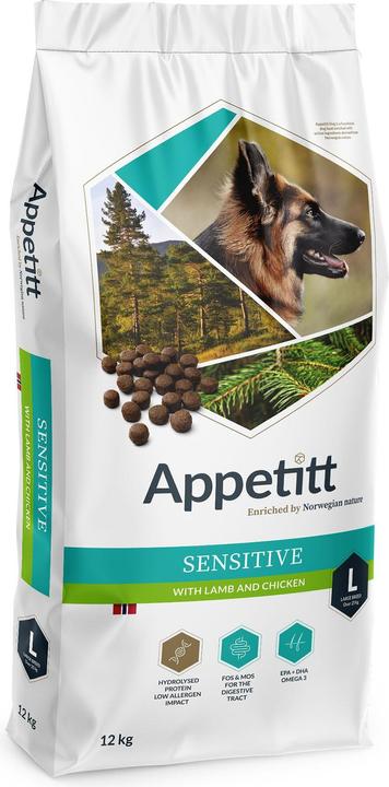 Immagine prodotto Appetitt Sensitive Large Agnello e Pollo 12kg (Adulto, 1 pz., 12000 g)