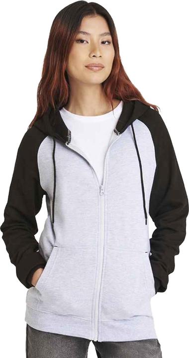 Produktbild Awdis Kapuzenpullover Durchgehender Reissverschluss Baseball (XXL)