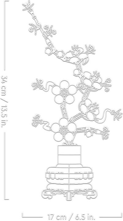 Nährwerte und Zutaten LEGO Pflaumenblüte (10369, LEGO Botanical)