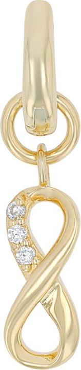 Produktbild Amor Charms für Damen, 925 Sterling Silber, Zirkonia synth. | Infinity (Silber 925)