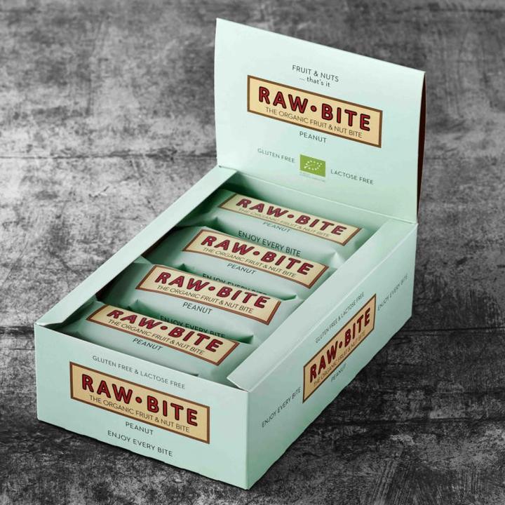 Immagine prodotto Raw Bite Barretta di cibo crudo alle arachidi biologica (1 pz., 50 g)