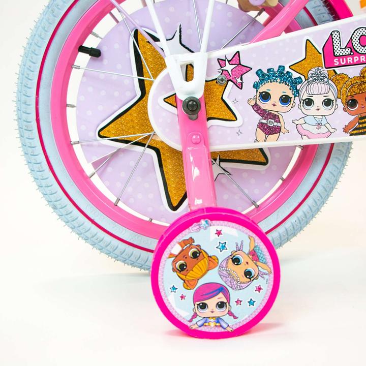 Immagine prodotto Surprise! Bicicletta per bambini LOL Surprise - Ragazza - 16 pollici - Rosa - Due freni a mano