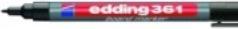 Actual product image Edding 361 (Black, 1 mm, 1 x)