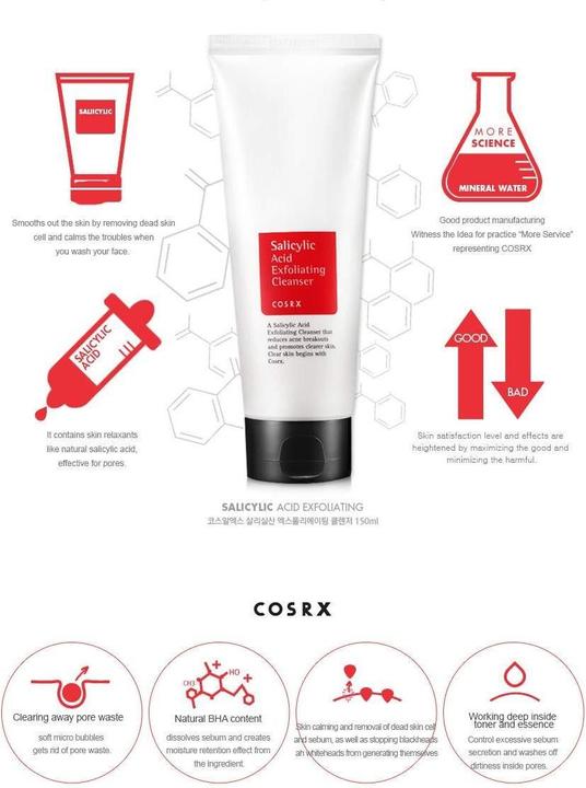 Produktbild Cosrx Salicylic Acid Exfoliating Cleanser (Cleansing Balms, 150 ml)