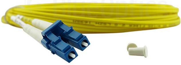 Actual product image BlueOptics Duplex fibre optic patch cable LC-E2000 singlemode 10 metres (CAT6, 10 m)