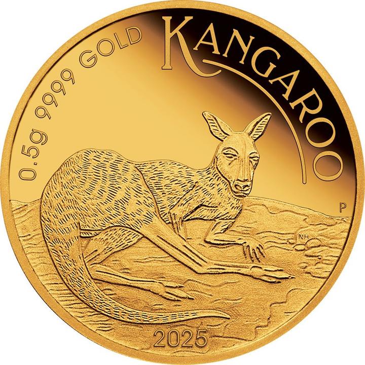 Produktbild The Perth Mint Gold Känguru 0,5 g PP - Mini Roo 2025 (999.90, 2025)