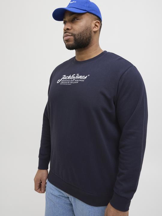 Produktbild Jack & Jones Plus Size Gedruckt Sweatshirt Sweatshirt (7XL)