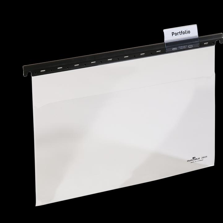 Produktbild Durable Hängetasche transparent Kunststoff Karton 25 Tasch - Bürokleinmaterial (260419) (A4, 1 x)