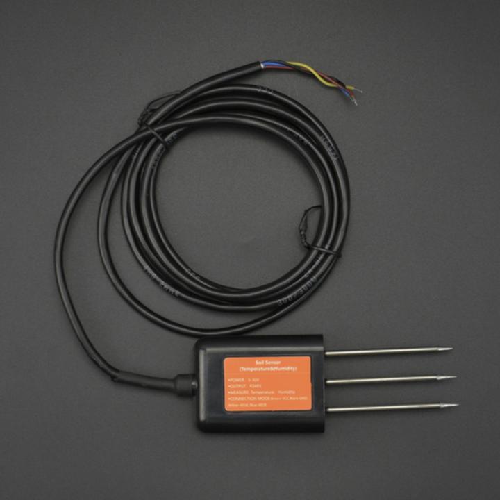 Image du produit DFRobot RS485 Capteur de température et d'humidité du sol IP68 5-30V