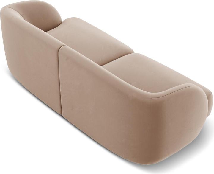 Image du produit Micadoni Bouclé Canapé, "Miley", 2 Places, 180x90x70Fabriqué en Europe (2 places, 3 places, 4 places)