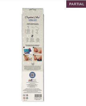 Actual product image Craft Buddy Crystal Art picture "Enchanted Pool" 35x45 cm Scroll