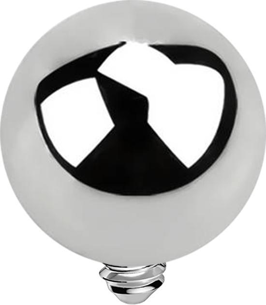 Produktbild Star Piercing Dermal Anchor Kugel silber (ohne Messing, Chirurgenstahl 316L)