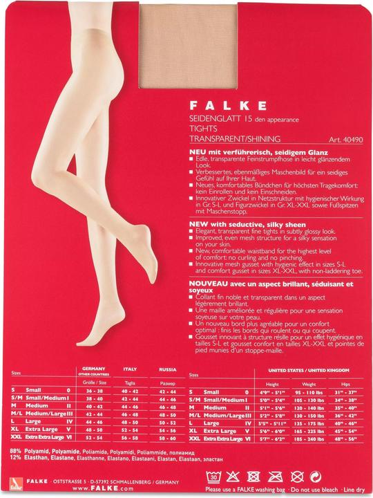 Produktbild Falke Seidenglatt 15 TI (15 DEN, 36 - 38)