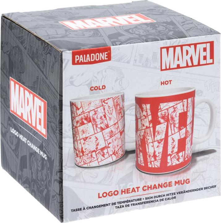 Actual product image Paladone Products Marvel Heat Change Mug (300 ml)