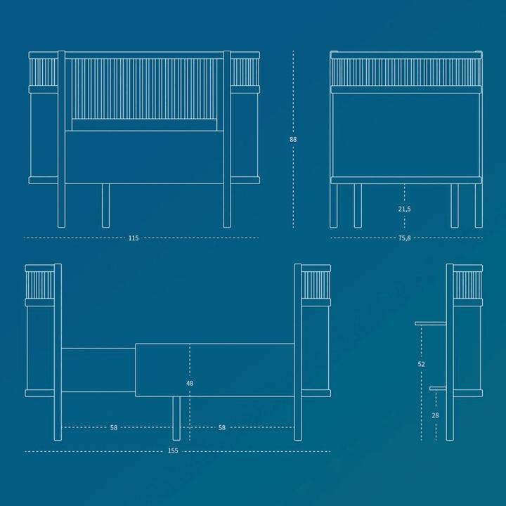 Actual product image Sebra Juno (70 x 110 cm)
