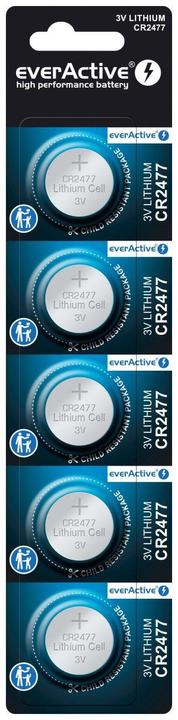 Actual product image Everactive High Performance Batterie (5 pcs., CR2477, 800 mAh)