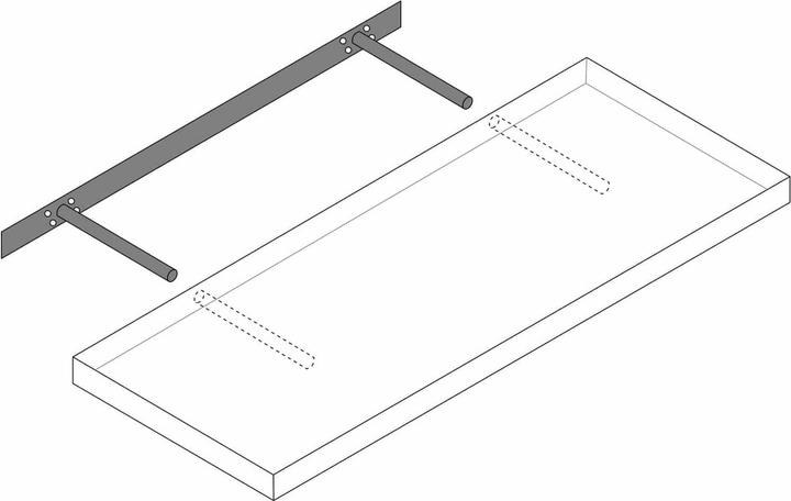 Immagine prodotto Casaria Mensole a muro (110cm)