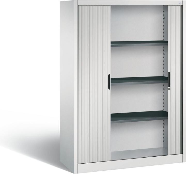 Actual product image C+P Roller shutter cabinet with horizontal blind (120 x 42 x 166 cm)