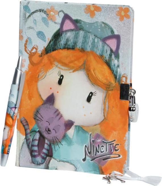 Actual product image Forever Ninette Gift Box Padlock Diary and Pen Cute