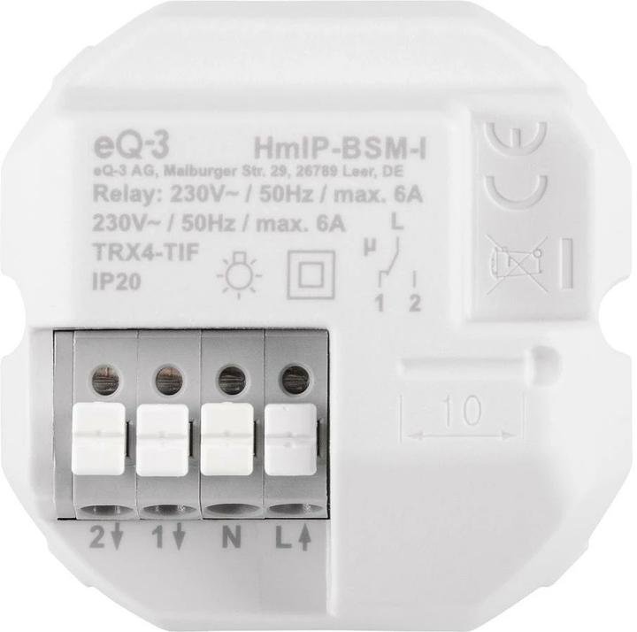 Actual product image Homematic IP Smart Home switch module for brand switches - international (Switch actuator)